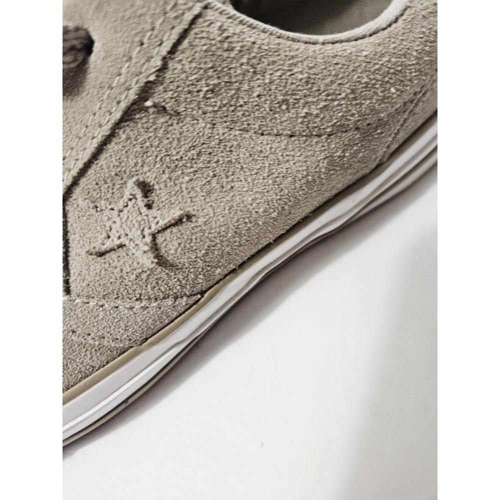 Converse Star Player Oxford Low Suede Shoes Grey Sneakers Womens Size 8 - Picture 2 of 10